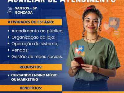 AUXILIAR DE ATENDIMENTO Estágio 9673