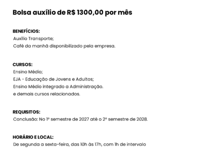 Nube - Oportunidade de Estágio - 378659