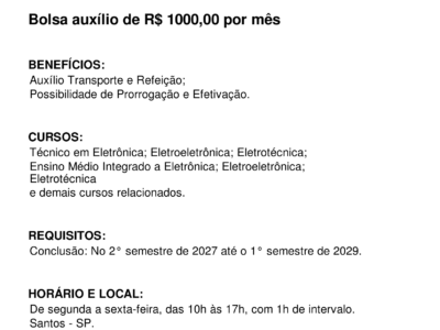 Nube | Oportunidade de Estágio na Área Técnica - 224180